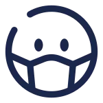 Facemask Circle SVG Icon